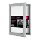 Seco - Porte-affiche verrouillable - 11" x 17" - argent-Cadre affiche