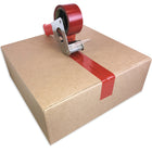 Tamperguard - Ruban D'emballage De Securite Inviolable - Rouge - 50 mm l x 50 m L - Paquet de 3-Excellente adherence sur les cartons, les boîtes en carton ondule, les plastiques et les metaux.