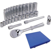 Ens. 26 douilles standard 3/8 po, 12 pans-1
