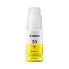 Canon - Bouteille d'encre jaune GI-20 (3396C001)-Jaune