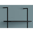 Monarch Specialties - 3683 72 po H Etagere Echelle - Noir/Metal Noir-Capacité de poids par étagère : 30 lb