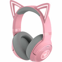 Razer - Casque sans fil Kraken Kitty V2 BT Quartz Edition avec oreilles RVB Kitty-Oreilles De Chats Et Oreillettes: Propulsées par Razer Chroma RGB - Choisissez parmi 16,8 millions de couleurs et de nombreux effets pour personnaliser l’éclairage de votre casque. Adoptez le style qui fait ressortir votre votre personnalité unique !