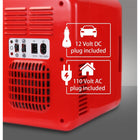 Coca-Cola - Mini réfrigérateur 6 canettes refroidisseur/réchaud Série 1971 paix-Cordons 12 volts et 110 volts compris pour utilisation à l'intérieur ou dans un véhicule, VR ou bateau