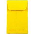 JAM Paper - Enveloppes à monnaie no 1, 2,25 x 3,5 po, jaune recyclé Brite Hue, 500/paquet-Enveloppes à monnaie