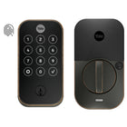 Yale - 420 Assure Lock 2 Touch avec Bluetooth - À clé - Bronze-Déverrouillez avec votre empreinte digitale avec une précision de 99 pourcent et un temps de reconnaissance inférieur à 0,5 seconde
