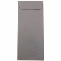 JAM Paper #10 Enveloppes commerciales avec politique - 4,125" x 9,5" - Gris foncé - Paquet de 25-Couleur : Gris