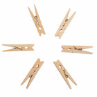 JAM PAPER - Pinces à linge 2", Naturel, Paquet de 24-Ces epingles à vêtements sont fabriquees à partir de bois de haute qualite avec une finition lisse.