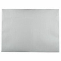 JAM Paper - Enveloppes métallisées pour livret - 9" x 12" - Stardream Silver - paquet de 50-Couleur: Argent