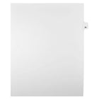 Mark Maker – Onglets séparateurs juridiques blancs, 1/25 onglets, format lettre, sans trous, numéro 56, 25/paquet-Onglets séparateurs blancs, 1/25 onglets