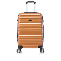 TOSCANO MAGNIFICA 21 po Bagage à main rigide - Bronze Or-Conçu en Italy