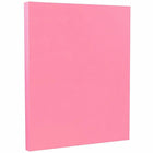 JAM Paper Papier cartonné Brite Hue, 8-1/2 x 11 po, rose intense, 250/pqt-Taille : 8 1/2 x 11 po