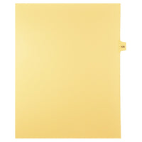 Markmaker - 25 tabs/PQT,5 PQT/Boite, Intercalaires imprimes Legal, Chamois, 1/15th coupe| format lettre, sans trous, Numero 125-Intercalaires imprimes Legal