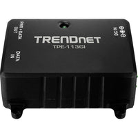 TRENDNET – Adaptateur d’alimentation électrique par câble Gigabit Ethernet TPE113GI-Offre une puissance pouvant atteindre 15,4 W
