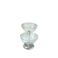 Azar Displays – Présentoir sur comptoir à bols de 2 niveaux de 10 et 12 po (720204)-Présentoirs de comptoir