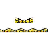 Ashley - Bordure magnétique, 12 pi, emoji, paquet de 72-Décorations pour la classe