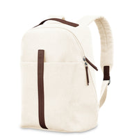 Samsonite - Virtuosa 14,1 po Sac a Dos - Blanc Cassé-Le revêtement extérieur est fabriqué à partir d’un mélange de coton et de tissu créé à partir de bouteilles en PET recyclées à 100 % après consommation