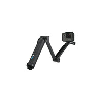 GoPro – Fixation 3 Way-S'utilise de 3 manières différentes : en tant que poignée, comme bras d'extension ou comme trépied.