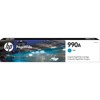 HP – Cartouche d'encre cyan PageWide 990A d'origine (M0J73AN)-Cyan