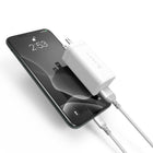 Adam Elements Chargeur OMNIA X6 A Ultra Compact Double Port USB-C et USB-A PD 65W - Blanc-Brancher et utiliser