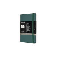 Moleskine – Carnet de la collection Pro, couverture souple, vert forêt, 5 po x 8,25 po-192 pages, papier de couleur ivoire, 7,5 po x 9,75 (po)