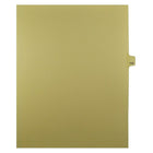 Mark Maker – Onglets séparateurs juridiques beiges, 1/25 onglets, format lettre, sans trous, numéro 110, 25/paquet-Onglets séparateurs beiges, 1/25 onglets