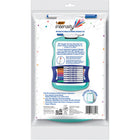BIC - Intensity Marqueurs à Pointe Arrondie et Trousse d’Effaçage à Sec - Couleurs Assorties - Paquet de 12-Couleurs variées