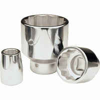 Gray Tools – Douille à prise 12 pans standard, 50 mm x 3/4 po, fini chromé-Taille : 50 mm