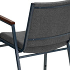 Flash Furniture – Chaise empilable robuste à revêtement vert et rembourrage de 3 po Hercules, avec accoudoirs, 4/pqt-Coussins profilés