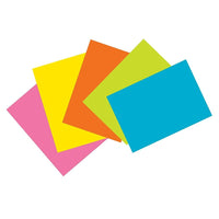 Pacon - Fiches non-lignées - 4 po x 6 po - assortiment de couleurs vives - Paquet de 600 (PAC1721)-4 x 6 po