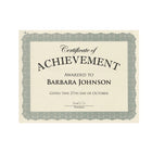 Geographics - Certificats d'argent papier cartonné - 8,5" x 11" - Papier de canne à sucre - Paquet de 15-Les certificats de récompense poids lourds imprimables attrayants sont le moyen le plus sincère et le plus abordable de féliciter, récompenser ou marquer une étape importante.