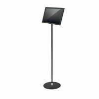 FuTECH - Support de sol - 11 l x 8-1/2 H po - Noir-Porte-enseignes