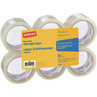 Staples - Ruban d'emballage robuste, 48 mm x 50 m, 2,6 mil, paq./6-6 paquets de Staples Heavy Duty Storage Tape pour répondre à tous vos besoins en matière d'emballage.