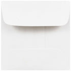 JAM Paper Enveloppes carrées miniatures avec fermeture gommée, 5 3/8 x 2 3/8 po, blanc, 1000/pqt-Blanc