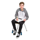 Bouncyband Édition étudiante pour chaises de collège / lycée, Bleu-S’étire pour s’adapter aux chaises avec les jambes 17 »-24 » à part