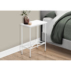 Monarch Specialties - 2079 Table D'Appoint - 24 po H/Blanc/Metal Blanc-Assemblage requis: des instructions illustrees et tout le materiel sont fournis pour plus de commodite (des outils supplementaires peuvent être necessaires)