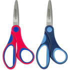 Merangue - Ciseaux à prise confortable de 5 po pour enfants - Assortis - Paquet de 24-Ciseaux à bout ronds de 5" pour une coupe sûre et précise