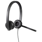 Logitech – Casque stéréo H570e 981-000574-L'annulation de l'écho acoustique, le microphone anti-parasite et le traitement numérique du signal (DSP) bloquent les bruits indésirables pour garantir des conversations claires avec un son de grande qualité. Choisissez le modèle H570e Mono ou Stéréo pour un ou deux haut-parleurs.