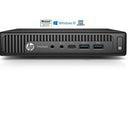 HP - PC de table PRODESK 600G1 compact remis à neuf, Intel Core i3 4160T 3,1 GHz, SSD 256 Go, DDR3 8 Go, Windows 10 Pro-Processeur Intel Core i3 4160T à 3,1 GHz ; cache de 3 Mo