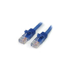 StarTech  Câble de raccordement antiaccrochage RJ45PATCH10 de catégorie 5e, 10 pi, bleu-Doté d’un connecteur mâle RJ-45 aux deux extrémités pour faciliter la connectivité
