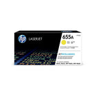 HP – Cartouche de toner jaune LaserJet d'origine 655A (CF452A)-Couleur : jaune