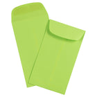 JAM Paper Enveloppes à monnaie no 5,5, 3 1/8 x 5 1/2 po, vert lime Brite Hue, 500/paquet-500 enveloppes par paquet