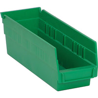 Quantum Storage – Bacs de rangement économiques à rayonnage, vert, paq./36 (QSB101-GREEN)-Couleur : vert