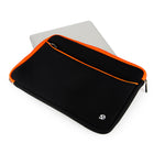 Housse de Protection Ordinateur Vangoddy Pochette PC Portable Ultrabook Sacoche Laptop Compatible 17,3 po, Noir et Orange-Dimensions du boîtier intérieur 17,5 X 12,5 pouces