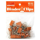 JAM Paper – Ensemble de fournitures de bureau, trombones et pince-notes, orange (218334or)-Un paquet de chacun