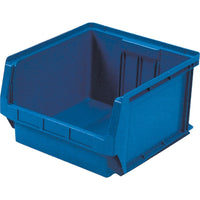 Quantum Storage Systems - Contenants Géants Empilables, 18,375po La X 19,75po P X 11,875po H, Bleu, paquet de 2-Capacité 150 lb