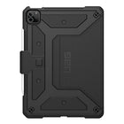 Étui Robuste Folio Metropolis Noir pour iPad Pro 11 2022/iPad Pro 11 2021/iPad Pro 11 2020/iPad Air 5/iPad Air 4-Construction ultra-légère et support ajustable / couverture folio avec fonction de réveil / sommeil automatique