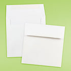 JAM Paper Enveloppes carrées de 8 x 8 po, blanc, 50/paquet-Poids du papier : 28 lb