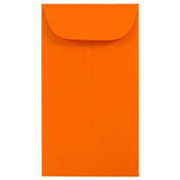 JAM Paper Enveloppes à monnaie no 6, 3 3/8 x 6 po, papier recyclé Brite Hue orange, 1000/paquet-Enveloppes à monnaie