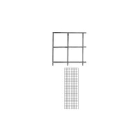 Wamaco - Panneau grillagé de 2 pi x 6 pi, blanc, paquet de 2-Solution idéale pour vitrine de commerçant, foire commerciale et présentoir multiusages