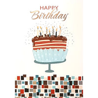 MILLBROOK - Carte de souhaits Enveloppes - 5-3/8 po L x 7-3/4 po H - Carres multicolores - Paquet de 18-Cartes de qualite style boutique